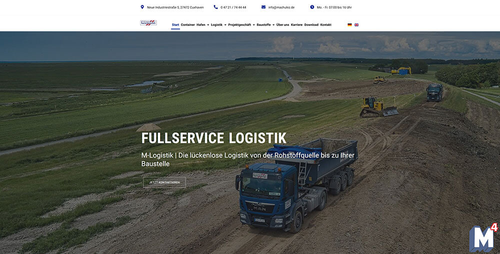 Machulez-Logistik-ReyeltMedia-Referenzen-Suchmaschinenoptimierung-Cuxhaven-SEO